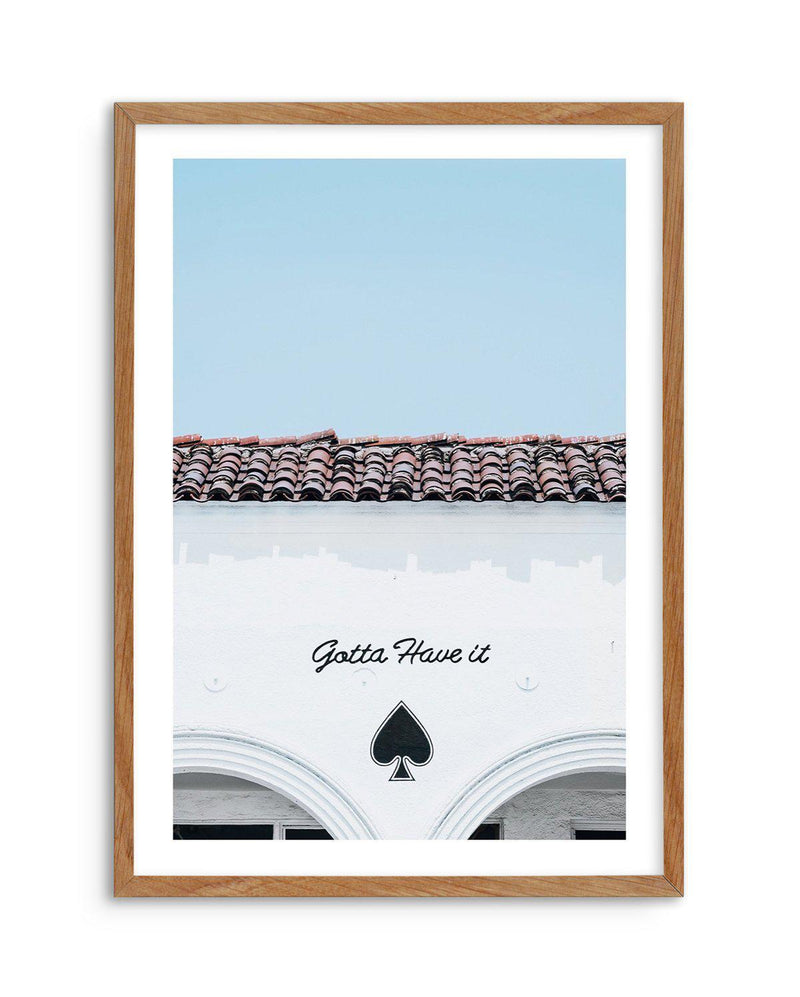Gotta Have It Art Print-PRINT-Olive et Oriel-Olive et Oriel-50x70 cm | 19.6" x 27.5"-Walnut-With White Border-Buy-Australian-Art-Prints-Online-with-Olive-et-Oriel-Your-Artwork-Specialists-Austrailia-Decorate-With-Coastal-Photo-Wall-Art-Prints-From-Our-Beach-House-Artwork-Collection-Fine-Poster-and-Framed-Artwork