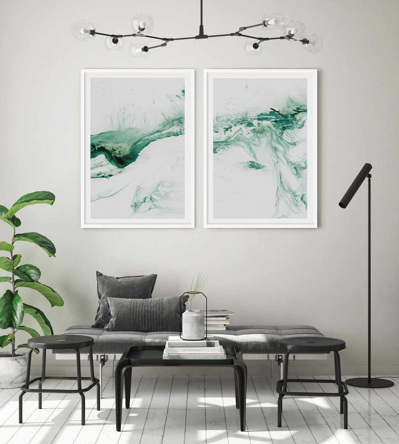 Green Abstract I Art Print-PRINT-Olive et Oriel-Olive et Oriel-Buy-Australian-Art-Prints-Online-with-Olive-et-Oriel-Your-Artwork-Specialists-Austrailia-Decorate-With-Coastal-Photo-Wall-Art-Prints-From-Our-Beach-House-Artwork-Collection-Fine-Poster-and-Framed-Artwork