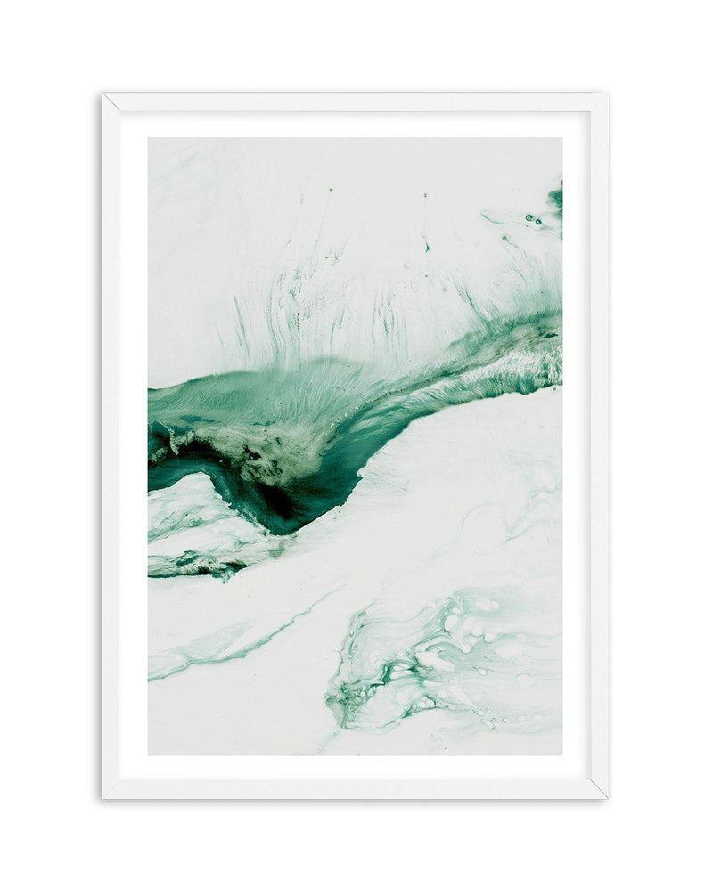 Green Abstract I Art Print-PRINT-Olive et Oriel-Olive et Oriel-A4 | 8.3" x 11.7" | 21 x 29.7cm-White-With White Border-Buy-Australian-Art-Prints-Online-with-Olive-et-Oriel-Your-Artwork-Specialists-Austrailia-Decorate-With-Coastal-Photo-Wall-Art-Prints-From-Our-Beach-House-Artwork-Collection-Fine-Poster-and-Framed-Artwork