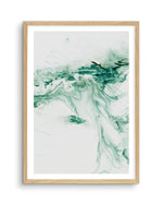Green Abstract II Art Print-PRINT-Olive et Oriel-Olive et Oriel-A4 | 8.3" x 11.7" | 21 x 29.7cm-Oak-With White Border-Buy-Australian-Art-Prints-Online-with-Olive-et-Oriel-Your-Artwork-Specialists-Austrailia-Decorate-With-Coastal-Photo-Wall-Art-Prints-From-Our-Beach-House-Artwork-Collection-Fine-Poster-and-Framed-Artwork