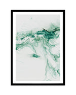 Green Abstract II Art Print-PRINT-Olive et Oriel-Olive et Oriel-A4 | 8.3" x 11.7" | 21 x 29.7cm-Black-With White Border-Buy-Australian-Art-Prints-Online-with-Olive-et-Oriel-Your-Artwork-Specialists-Austrailia-Decorate-With-Coastal-Photo-Wall-Art-Prints-From-Our-Beach-House-Artwork-Collection-Fine-Poster-and-Framed-Artwork