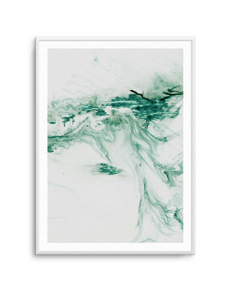 Green Abstract II Art Print-PRINT-Olive et Oriel-Olive et Oriel-A4 | 8.3" x 11.7" | 21 x 29.7cm-Unframed Art Print-With White Border-Buy-Australian-Art-Prints-Online-with-Olive-et-Oriel-Your-Artwork-Specialists-Austrailia-Decorate-With-Coastal-Photo-Wall-Art-Prints-From-Our-Beach-House-Artwork-Collection-Fine-Poster-and-Framed-Artwork