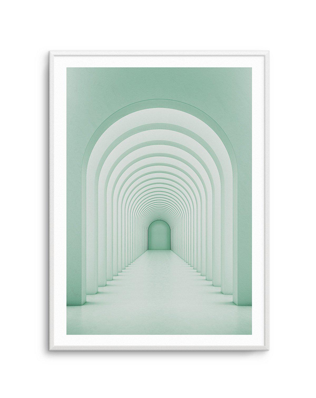 Green Arches Art Print-PRINT-Olive et Oriel-Olive et Oriel-A4 | 8.3" x 11.7" | 21 x 29.7cm-Unframed Art Print-With White Border-Buy-Australian-Art-Prints-Online-with-Olive-et-Oriel-Your-Artwork-Specialists-Austrailia-Decorate-With-Coastal-Photo-Wall-Art-Prints-From-Our-Beach-House-Artwork-Collection-Fine-Poster-and-Framed-Artwork