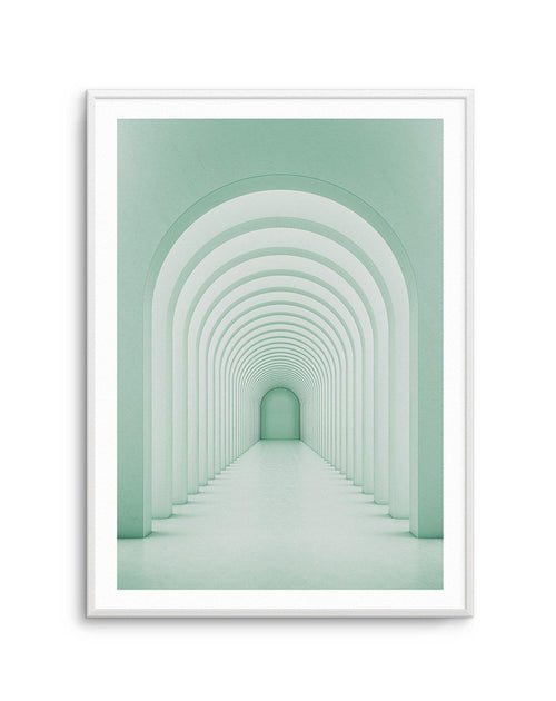 Green Arches Art Print-PRINT-Olive et Oriel-Olive et Oriel-A4 | 8.3" x 11.7" | 21 x 29.7cm-Unframed Art Print-With White Border-Buy-Australian-Art-Prints-Online-with-Olive-et-Oriel-Your-Artwork-Specialists-Austrailia-Decorate-With-Coastal-Photo-Wall-Art-Prints-From-Our-Beach-House-Artwork-Collection-Fine-Poster-and-Framed-Artwork
