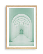 Green Arches Art Print-PRINT-Olive et Oriel-Olive et Oriel-A4 | 8.3" x 11.7" | 21 x 29.7cm-Oak-With White Border-Buy-Australian-Art-Prints-Online-with-Olive-et-Oriel-Your-Artwork-Specialists-Austrailia-Decorate-With-Coastal-Photo-Wall-Art-Prints-From-Our-Beach-House-Artwork-Collection-Fine-Poster-and-Framed-Artwork