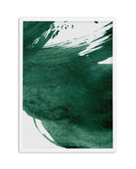 Green Paint Splash II Art Print-PRINT-Olive et Oriel-Olive et Oriel-A4 | 8.3" x 11.7" | 21 x 29.7cm-White-With White Border-Buy-Australian-Art-Prints-Online-with-Olive-et-Oriel-Your-Artwork-Specialists-Austrailia-Decorate-With-Coastal-Photo-Wall-Art-Prints-From-Our-Beach-House-Artwork-Collection-Fine-Poster-and-Framed-Artwork