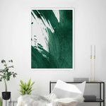 Green Paint Splash I Art Print-PRINT-Olive et Oriel-Olive et Oriel-Buy-Australian-Art-Prints-Online-with-Olive-et-Oriel-Your-Artwork-Specialists-Austrailia-Decorate-With-Coastal-Photo-Wall-Art-Prints-From-Our-Beach-House-Artwork-Collection-Fine-Poster-and-Framed-Artwork