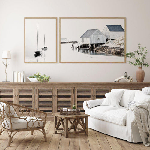 Hamptons Harbour Art Print-PRINT-Olive et Oriel-Olive et Oriel-Buy-Australian-Art-Prints-Online-with-Olive-et-Oriel-Your-Artwork-Specialists-Austrailia-Decorate-With-Coastal-Photo-Wall-Art-Prints-From-Our-Beach-House-Artwork-Collection-Fine-Poster-and-Framed-Artwork
