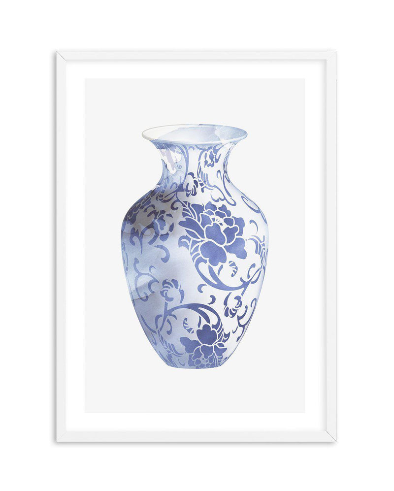 Hamptons Vase I Art Print-PRINT-Olive et Oriel-Olive et Oriel-A5 | 5.8" x 8.3" | 14.8 x 21cm-White-With White Border-Buy-Australian-Art-Prints-Online-with-Olive-et-Oriel-Your-Artwork-Specialists-Austrailia-Decorate-With-Coastal-Photo-Wall-Art-Prints-From-Our-Beach-House-Artwork-Collection-Fine-Poster-and-Framed-Artwork