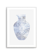 Hamptons Vase II Art Print-PRINT-Olive et Oriel-Olive et Oriel-A5 | 5.8" x 8.3" | 14.8 x 21cm-Unframed Art Print-With White Border-Buy-Australian-Art-Prints-Online-with-Olive-et-Oriel-Your-Artwork-Specialists-Austrailia-Decorate-With-Coastal-Photo-Wall-Art-Prints-From-Our-Beach-House-Artwork-Collection-Fine-Poster-and-Framed-Artwork