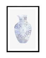 Hamptons Vase II Art Print-PRINT-Olive et Oriel-Olive et Oriel-A5 | 5.8" x 8.3" | 14.8 x 21cm-Black-With White Border-Buy-Australian-Art-Prints-Online-with-Olive-et-Oriel-Your-Artwork-Specialists-Austrailia-Decorate-With-Coastal-Photo-Wall-Art-Prints-From-Our-Beach-House-Artwork-Collection-Fine-Poster-and-Framed-Artwork