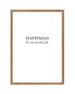 Happiness Is Art Print-PRINT-Olive et Oriel-Olive et Oriel-50x70 cm | 19.6" x 27.5"-Walnut-With White Border-Buy-Australian-Art-Prints-Online-with-Olive-et-Oriel-Your-Artwork-Specialists-Austrailia-Decorate-With-Coastal-Photo-Wall-Art-Prints-From-Our-Beach-House-Artwork-Collection-Fine-Poster-and-Framed-Artwork