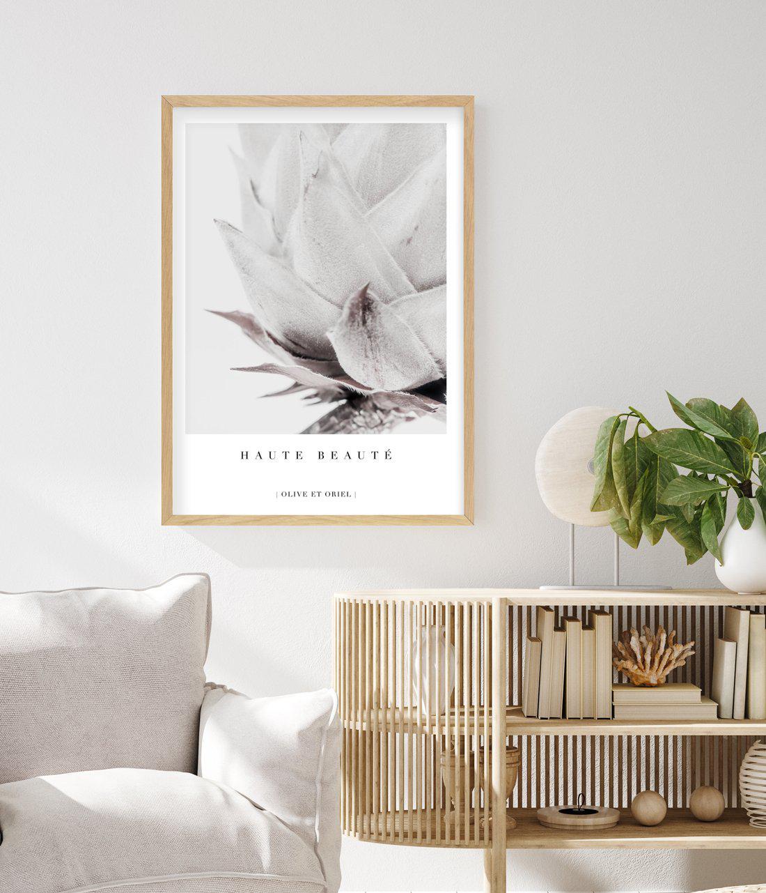 Haute Beaute | King Protea Art Print-PRINT-Olive et Oriel-Olive et Oriel-Buy-Australian-Art-Prints-Online-with-Olive-et-Oriel-Your-Artwork-Specialists-Austrailia-Decorate-With-Coastal-Photo-Wall-Art-Prints-From-Our-Beach-House-Artwork-Collection-Fine-Poster-and-Framed-Artwork