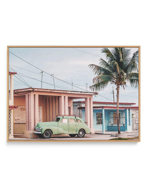 Havana Streets | Framed Canvas-CANVAS-You can shop wall art online with Olive et Oriel for everything from abstract art to fun kids wall art. Our beautiful modern art prints and canvas art are available from large canvas prints to wall art paintings and our proudly Australian artwork collection offers only the highest quality framed large wall art and canvas art Australia - You can buy fashion photography prints or Hampton print posters and paintings on canvas from Olive et Oriel and have them d