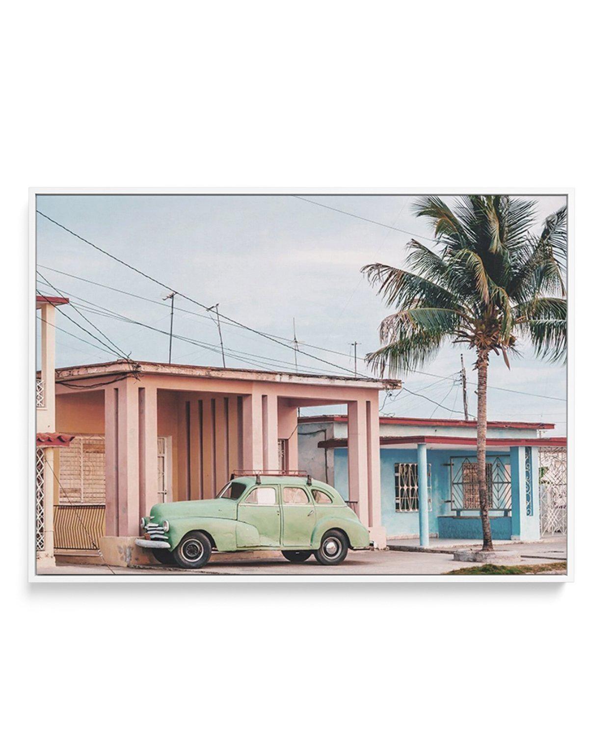 Havana Streets | Framed Canvas-CANVAS-You can shop wall art online with Olive et Oriel for everything from abstract art to fun kids wall art. Our beautiful modern art prints and canvas art are available from large canvas prints to wall art paintings and our proudly Australian artwork collection offers only the highest quality framed large wall art and canvas art Australia - You can buy fashion photography prints or Hampton print posters and paintings on canvas from Olive et Oriel and have them d