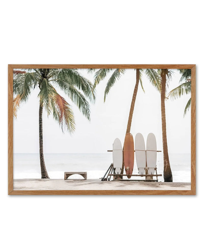 SALE 100x130 Hawaii Days LS | Walnut | Framed Acrylic Art