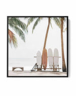 Hawaii Days SQ | Framed Canvas Art Print