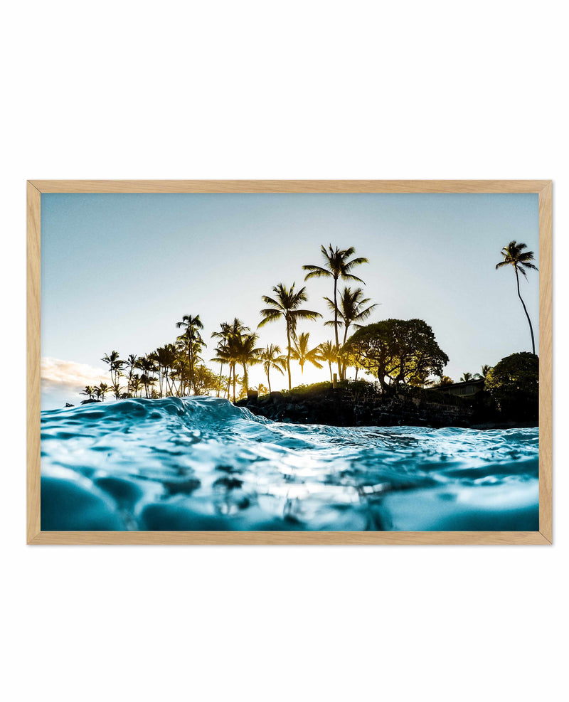 Hawaii Dreamin' Art Print-PRINT-Olive et Oriel-Olive et Oriel-A5 | 5.8" x 8.3" | 14.8 x 21cm-Oak-With White Border-Buy-Australian-Art-Prints-Online-with-Olive-et-Oriel-Your-Artwork-Specialists-Austrailia-Decorate-With-Coastal-Photo-Wall-Art-Prints-From-Our-Beach-House-Artwork-Collection-Fine-Poster-and-Framed-Artwork