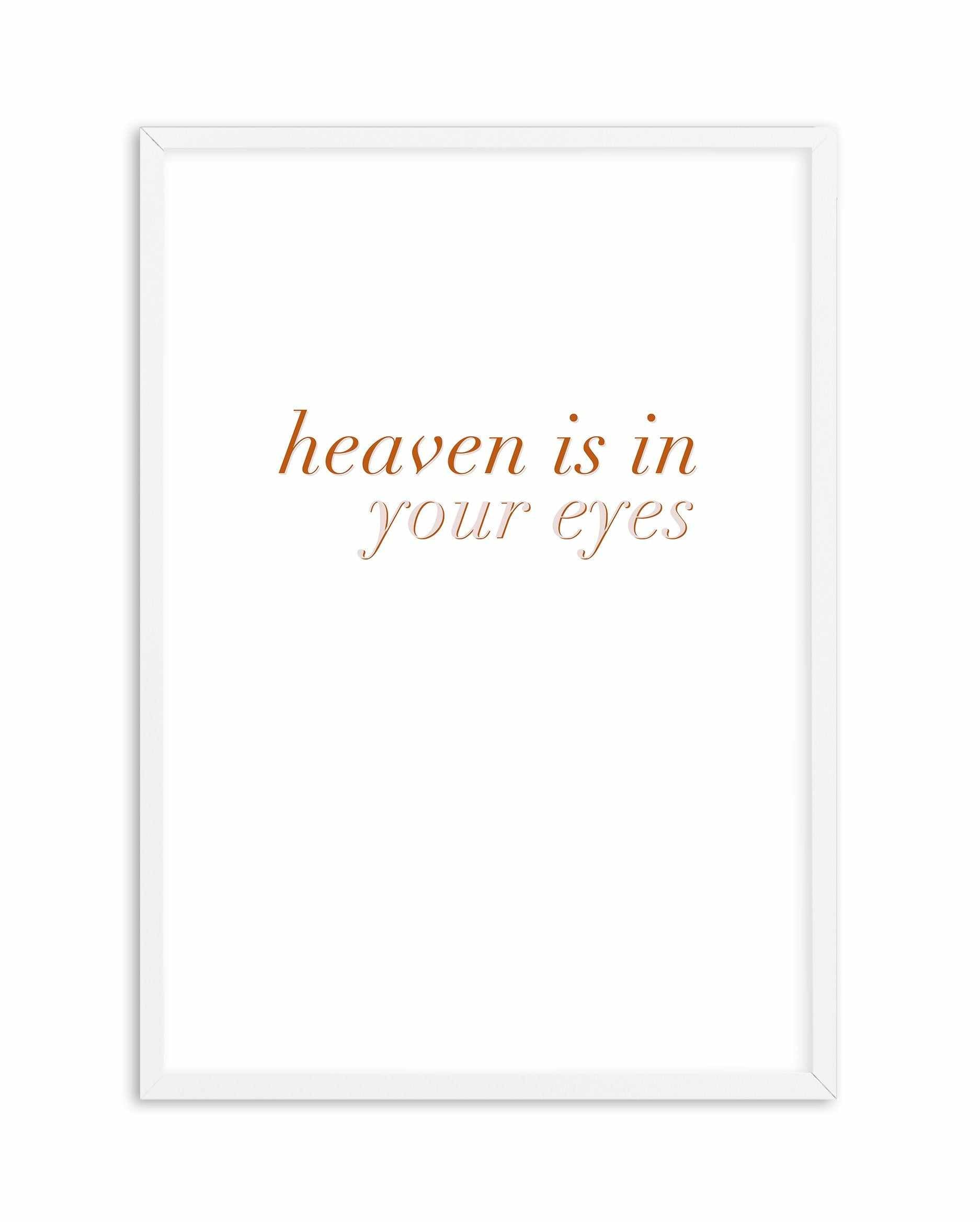 Heaven Is In Your Eyes | Golden Art Print-PRINT-Olive et Oriel-Olive et Oriel-A4 | 8.3" x 11.7" | 21 x 29.7cm-White-With White Border-Buy-Australian-Art-Prints-Online-with-Olive-et-Oriel-Your-Artwork-Specialists-Austrailia-Decorate-With-Coastal-Photo-Wall-Art-Prints-From-Our-Beach-House-Artwork-Collection-Fine-Poster-and-Framed-Artwork