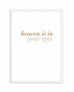 Heaven Is In Your Eyes | Golden Art Print-PRINT-Olive et Oriel-Olive et Oriel-A4 | 8.3" x 11.7" | 21 x 29.7cm-White-With White Border-Buy-Australian-Art-Prints-Online-with-Olive-et-Oriel-Your-Artwork-Specialists-Austrailia-Decorate-With-Coastal-Photo-Wall-Art-Prints-From-Our-Beach-House-Artwork-Collection-Fine-Poster-and-Framed-Artwork