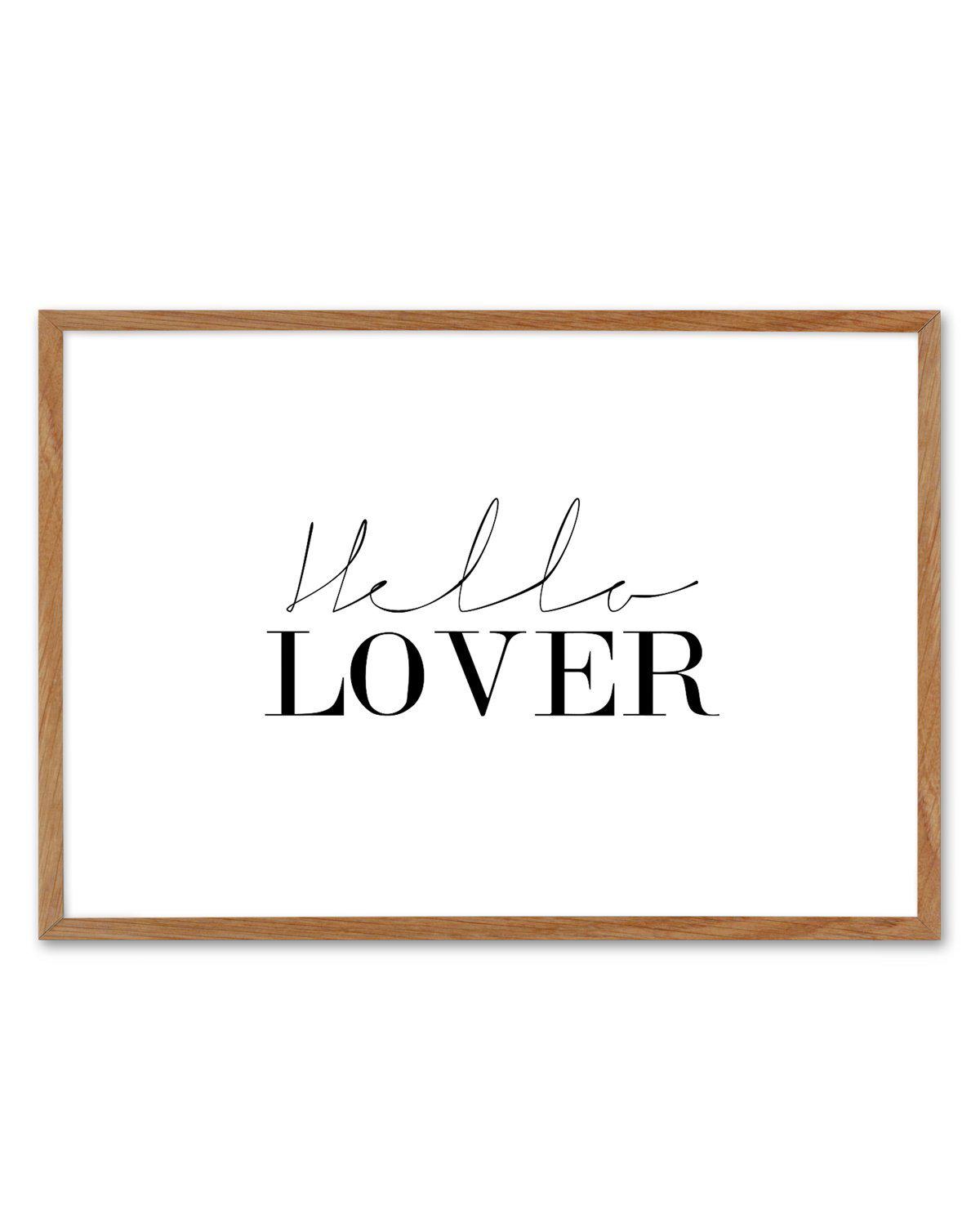 Hello Lover | LS Art Print-PRINT-Olive et Oriel-Olive et Oriel-50x70 cm | 19.6" x 27.5"-Walnut-With White Border-Buy-Australian-Art-Prints-Online-with-Olive-et-Oriel-Your-Artwork-Specialists-Austrailia-Decorate-With-Coastal-Photo-Wall-Art-Prints-From-Our-Beach-House-Artwork-Collection-Fine-Poster-and-Framed-Artwork