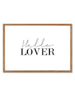 Hello Lover | LS Art Print-PRINT-Olive et Oriel-Olive et Oriel-50x70 cm | 19.6" x 27.5"-Walnut-With White Border-Buy-Australian-Art-Prints-Online-with-Olive-et-Oriel-Your-Artwork-Specialists-Austrailia-Decorate-With-Coastal-Photo-Wall-Art-Prints-From-Our-Beach-House-Artwork-Collection-Fine-Poster-and-Framed-Artwork