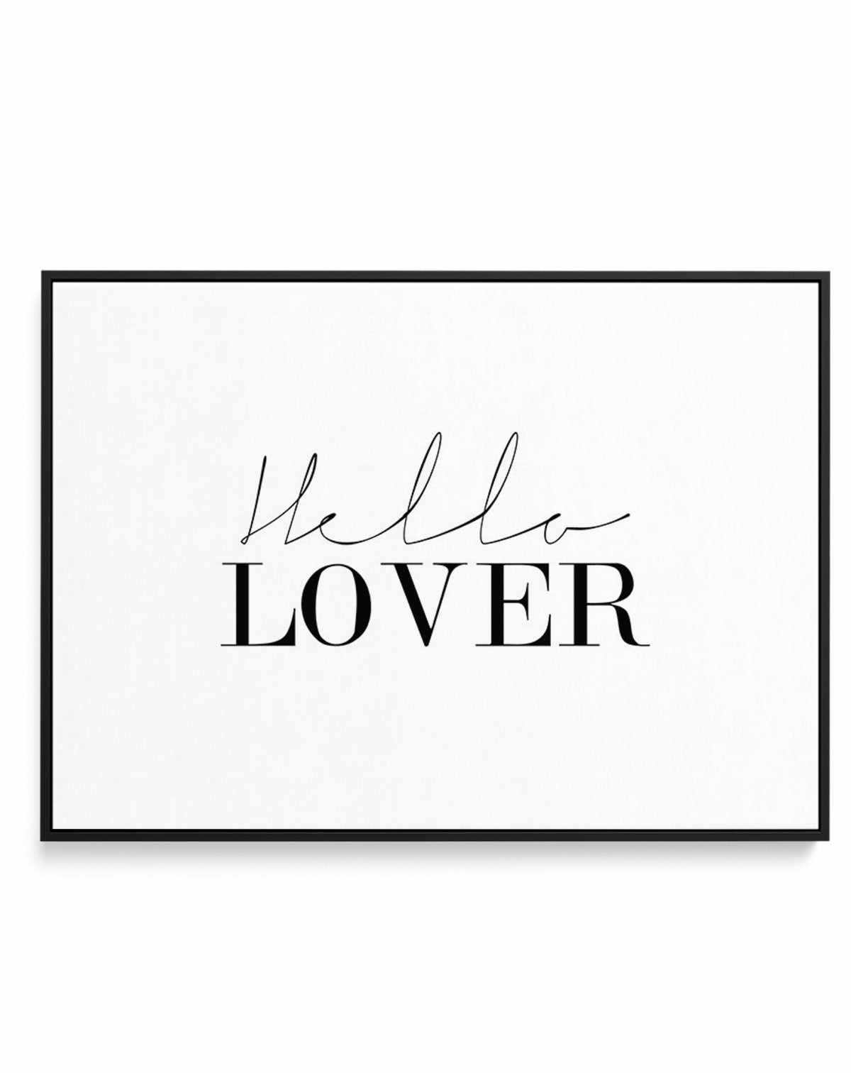 Hello Lover | LS | Framed Canvas-CANVAS-You can shop wall art online with Olive et Oriel for everything from abstract art to fun kids wall art. Our beautiful modern art prints and canvas art are available from large canvas prints to wall art paintings and our proudly Australian artwork collection offers only the highest quality framed large wall art and canvas art Australia - You can buy fashion photography prints or Hampton print posters and paintings on canvas from Olive et Oriel and have them