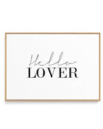 Hello Lover | LS | Framed Canvas-CANVAS-You can shop wall art online with Olive et Oriel for everything from abstract art to fun kids wall art. Our beautiful modern art prints and canvas art are available from large canvas prints to wall art paintings and our proudly Australian artwork collection offers only the highest quality framed large wall art and canvas art Australia - You can buy fashion photography prints or Hampton print posters and paintings on canvas from Olive et Oriel and have them