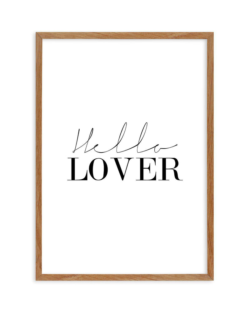 Hello Lover | PT Art Print-PRINT-Olive et Oriel-Olive et Oriel-50x70 cm | 19.6" x 27.5"-Walnut-With White Border-Buy-Australian-Art-Prints-Online-with-Olive-et-Oriel-Your-Artwork-Specialists-Austrailia-Decorate-With-Coastal-Photo-Wall-Art-Prints-From-Our-Beach-House-Artwork-Collection-Fine-Poster-and-Framed-Artwork