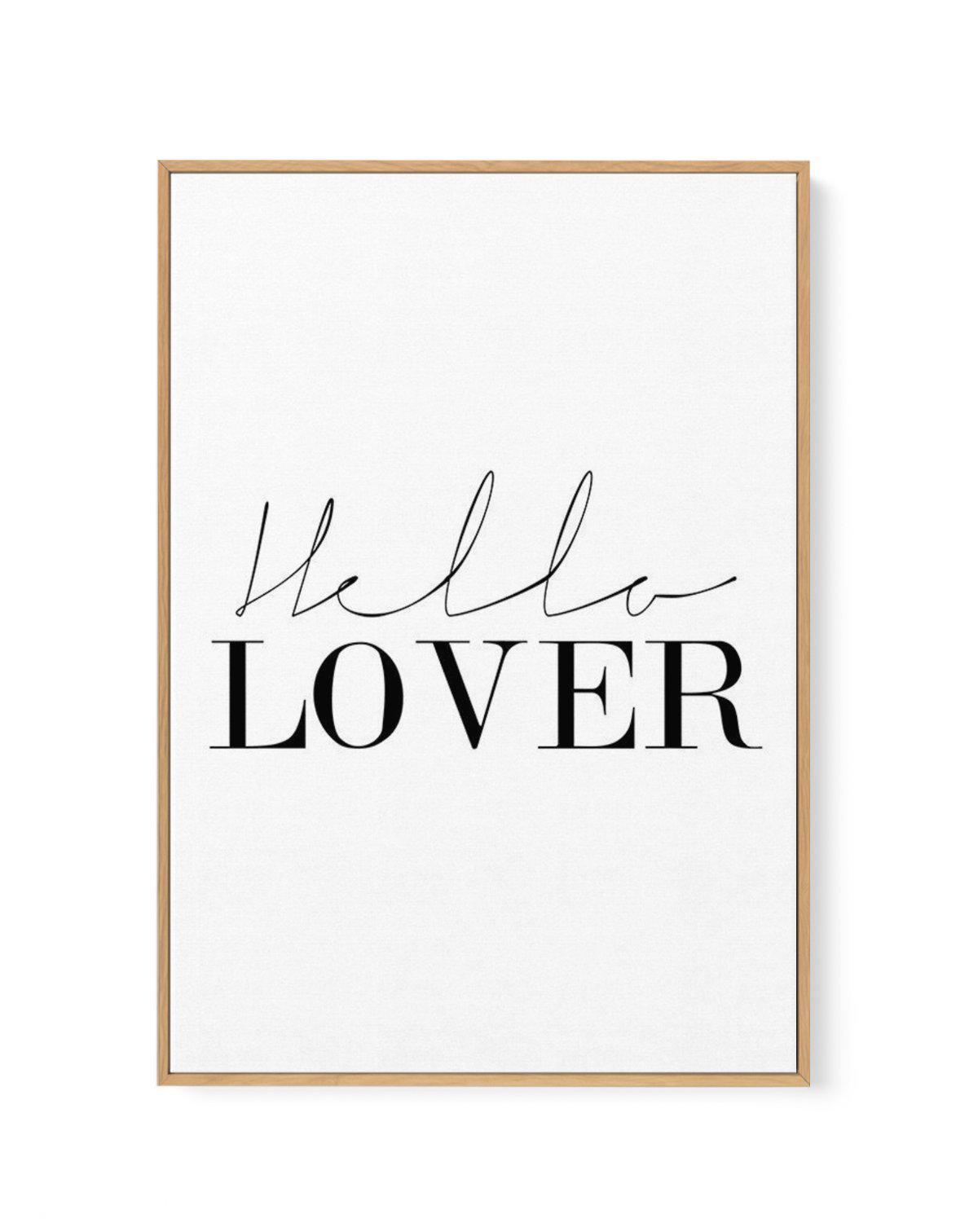 Hello Lover | PT | Framed Canvas-CANVAS-You can shop wall art online with Olive et Oriel for everything from abstract art to fun kids wall art. Our beautiful modern art prints and canvas art are available from large canvas prints to wall art paintings and our proudly Australian artwork collection offers only the highest quality framed large wall art and canvas art Australia - You can buy fashion photography prints or Hampton print posters and paintings on canvas from Olive et Oriel and have them