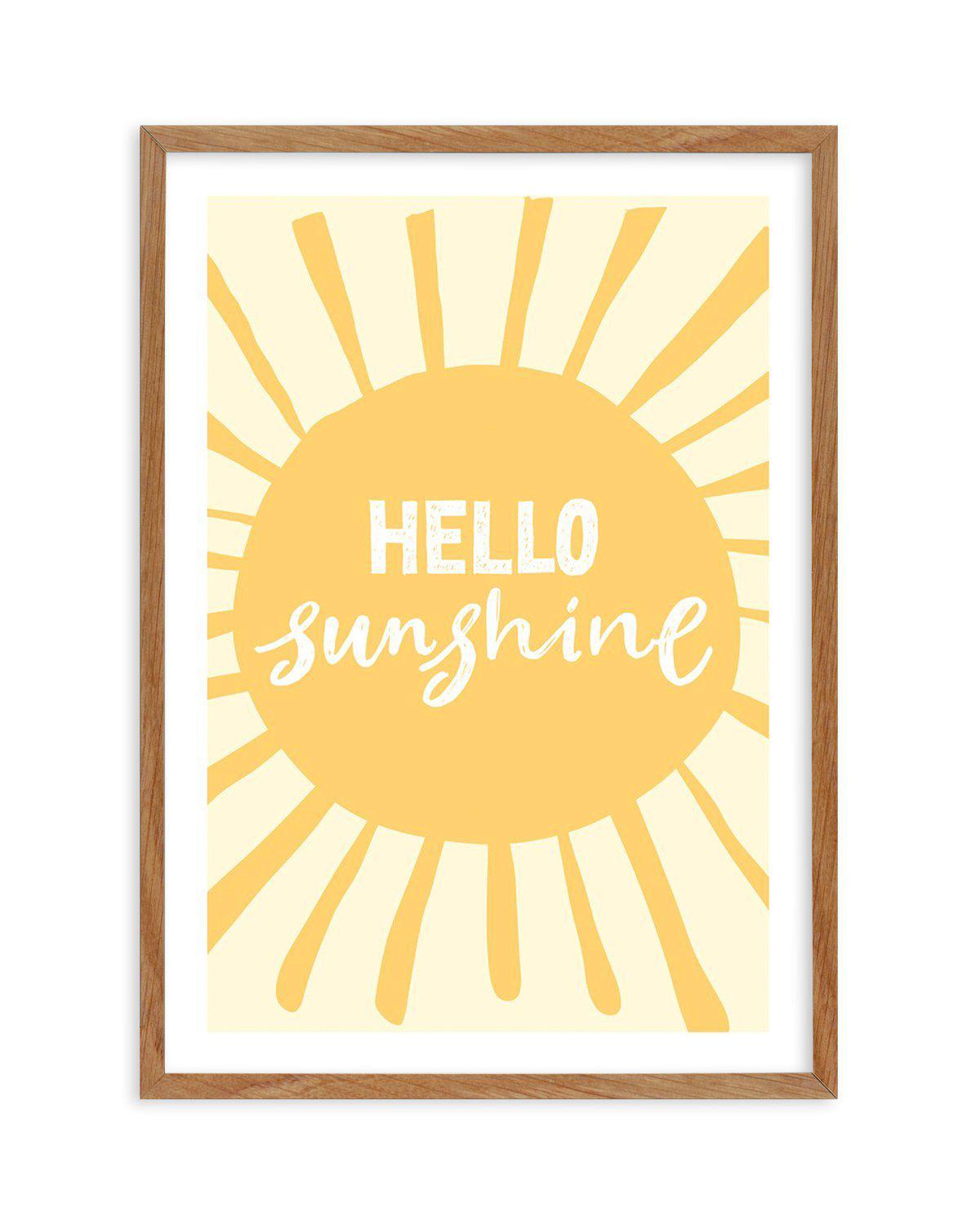 Hello Sunshine Art Print-PRINT-Olive et Oriel-Olive et Oriel-Buy-Australian-Art-Prints-Online-with-Olive-et-Oriel-Your-Artwork-Specialists-Austrailia-Decorate-With-Coastal-Photo-Wall-Art-Prints-From-Our-Beach-House-Artwork-Collection-Fine-Poster-and-Framed-Artwork