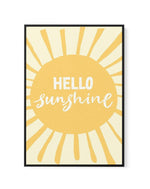 Hello Sunshine | Framed Canvas-CANVAS-You can shop wall art online with Olive et Oriel for everything from abstract art to fun kids wall art. Our beautiful modern art prints and canvas art are available from large canvas prints to wall art paintings and our proudly Australian artwork collection offers only the highest quality framed large wall art and canvas art Australia - You can buy fashion photography prints or Hampton print posters and paintings on canvas from Olive et Oriel and have them d