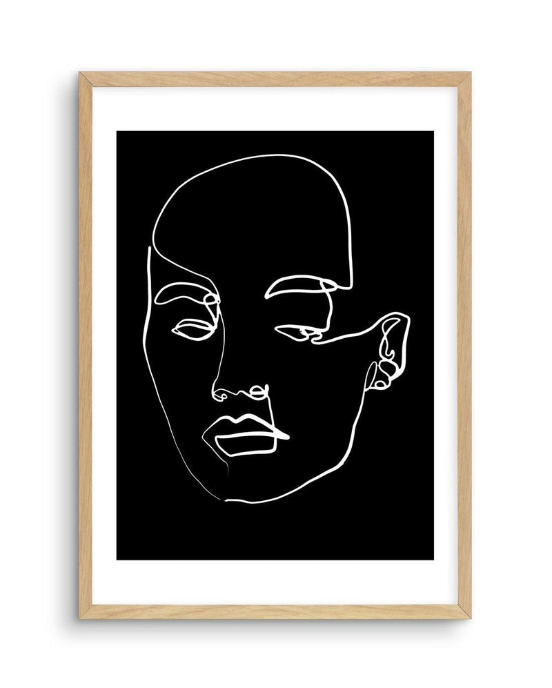 Her Contours I | B&W Art Print-PRINT-Olive et Oriel-Olive et Oriel-A4 | 8.3" x 11.7" | 21 x 29.7cm-Oak-With White Border-Buy-Australian-Art-Prints-Online-with-Olive-et-Oriel-Your-Artwork-Specialists-Austrailia-Decorate-With-Coastal-Photo-Wall-Art-Prints-From-Our-Beach-House-Artwork-Collection-Fine-Poster-and-Framed-Artwork