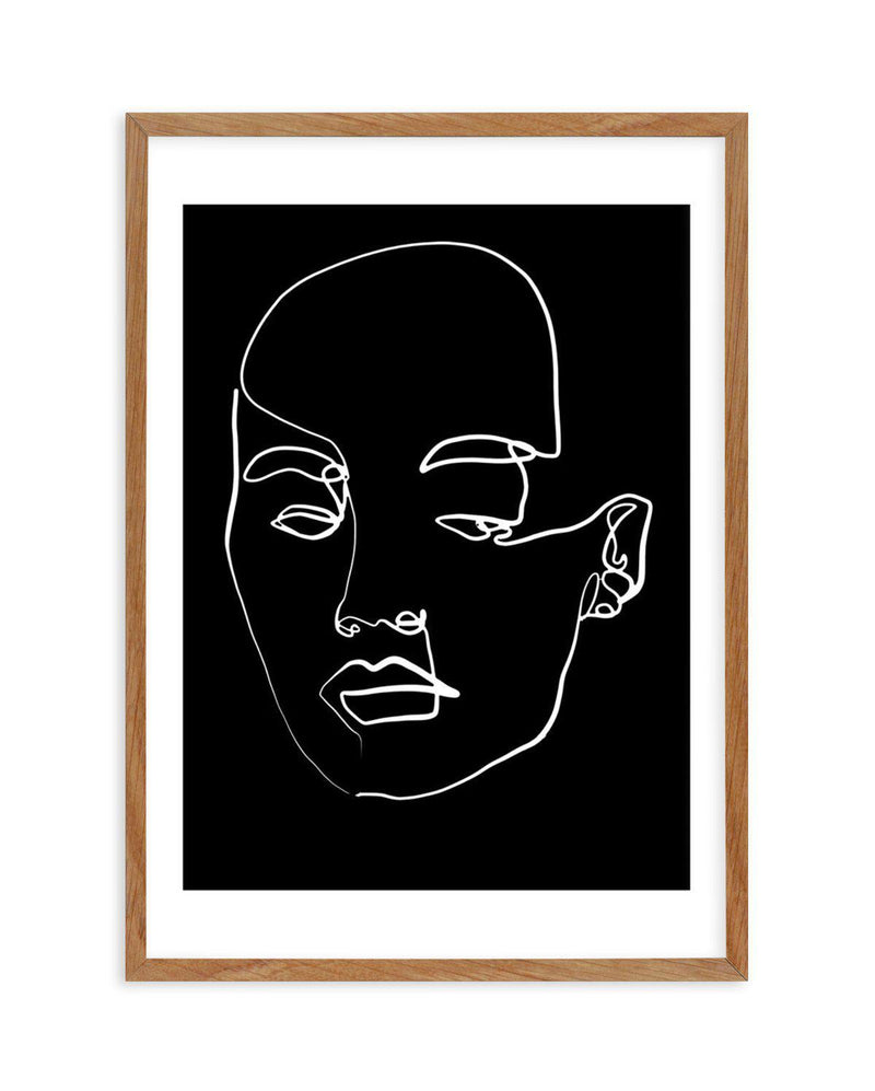 Her Contours I | B&W Art Print-PRINT-Olive et Oriel-Olive et Oriel-50x70 cm | 19.6" x 27.5"-Walnut-With White Border-Buy-Australian-Art-Prints-Online-with-Olive-et-Oriel-Your-Artwork-Specialists-Austrailia-Decorate-With-Coastal-Photo-Wall-Art-Prints-From-Our-Beach-House-Artwork-Collection-Fine-Poster-and-Framed-Artwork