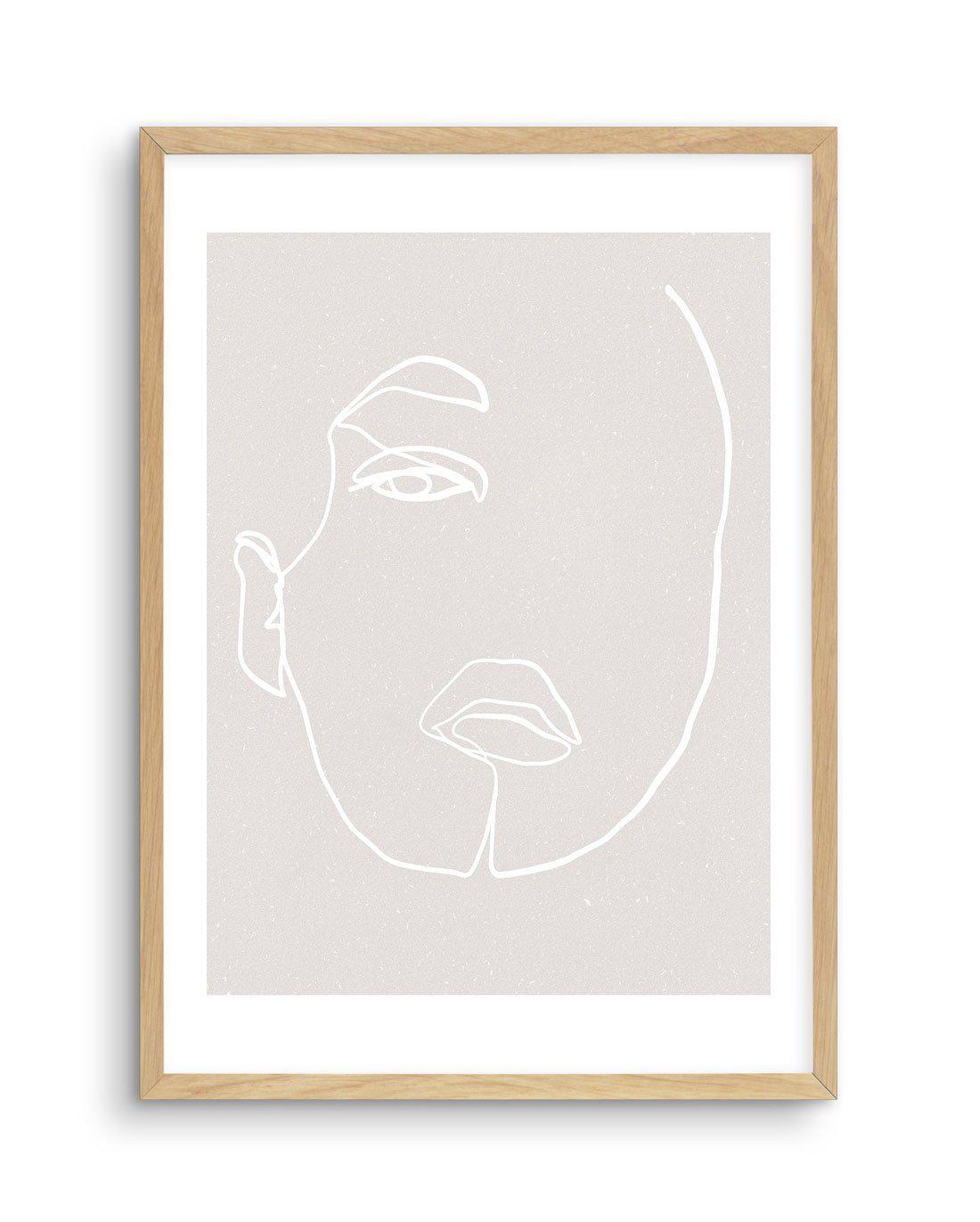 Her Contours III | Stone Art Print-PRINT-Olive et Oriel-Olive et Oriel-A4 | 8.3" x 11.7" | 21 x 29.7cm-Oak-With White Border-Buy-Australian-Art-Prints-Online-with-Olive-et-Oriel-Your-Artwork-Specialists-Austrailia-Decorate-With-Coastal-Photo-Wall-Art-Prints-From-Our-Beach-House-Artwork-Collection-Fine-Poster-and-Framed-Artwork