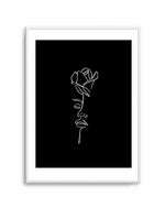 Her Wild Rose | B&W Art Print-PRINT-Olive et Oriel-Olive et Oriel-A4 | 8.3" x 11.7" | 21 x 29.7cm-Unframed Art Print-With White Border-Buy-Australian-Art-Prints-Online-with-Olive-et-Oriel-Your-Artwork-Specialists-Austrailia-Decorate-With-Coastal-Photo-Wall-Art-Prints-From-Our-Beach-House-Artwork-Collection-Fine-Poster-and-Framed-Artwork