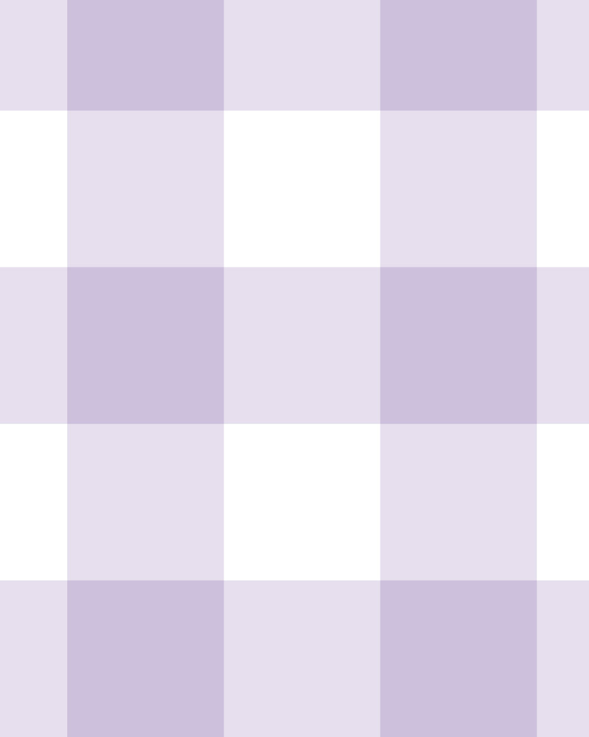 Large Gingham Check Lilac Wallpaper