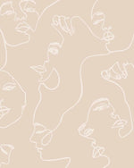 Faces in Almond Wallpaper