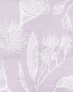 Flowering Gum in Lilac Wallpaper