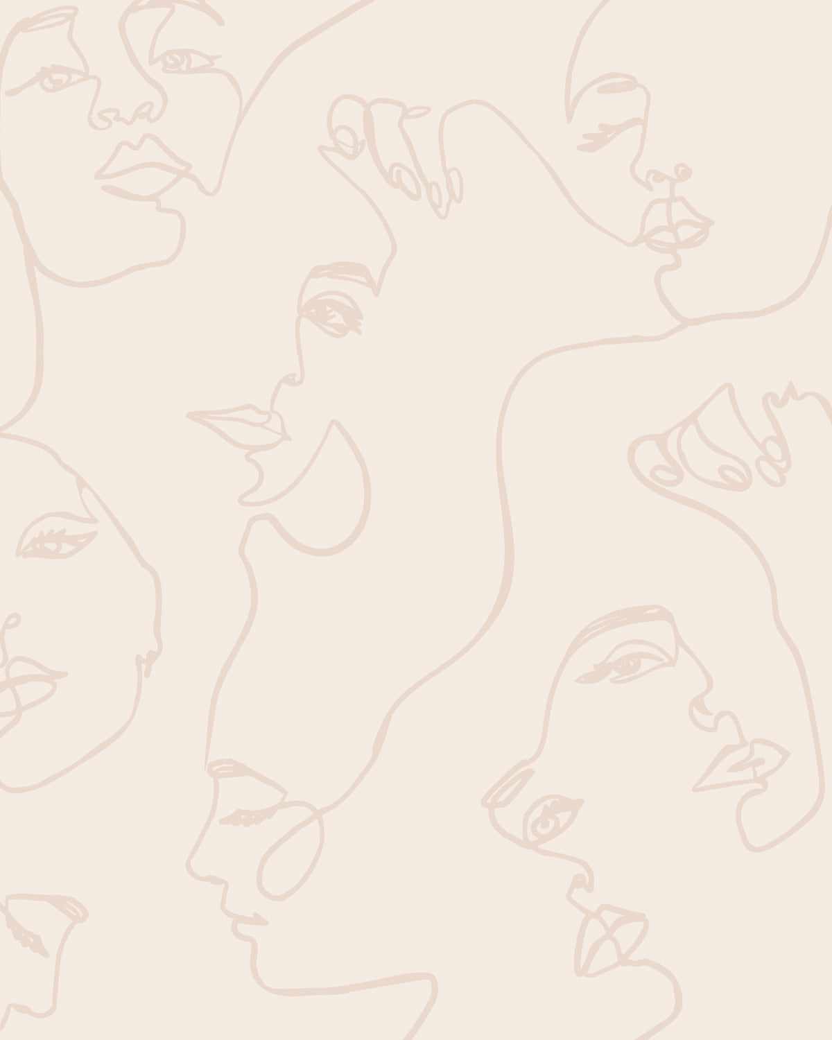 Faces in Vanilla Wallpaper