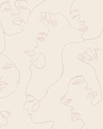 Faces in Vanilla Wallpaper