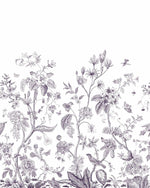 Bloom in Plum Wallpaper