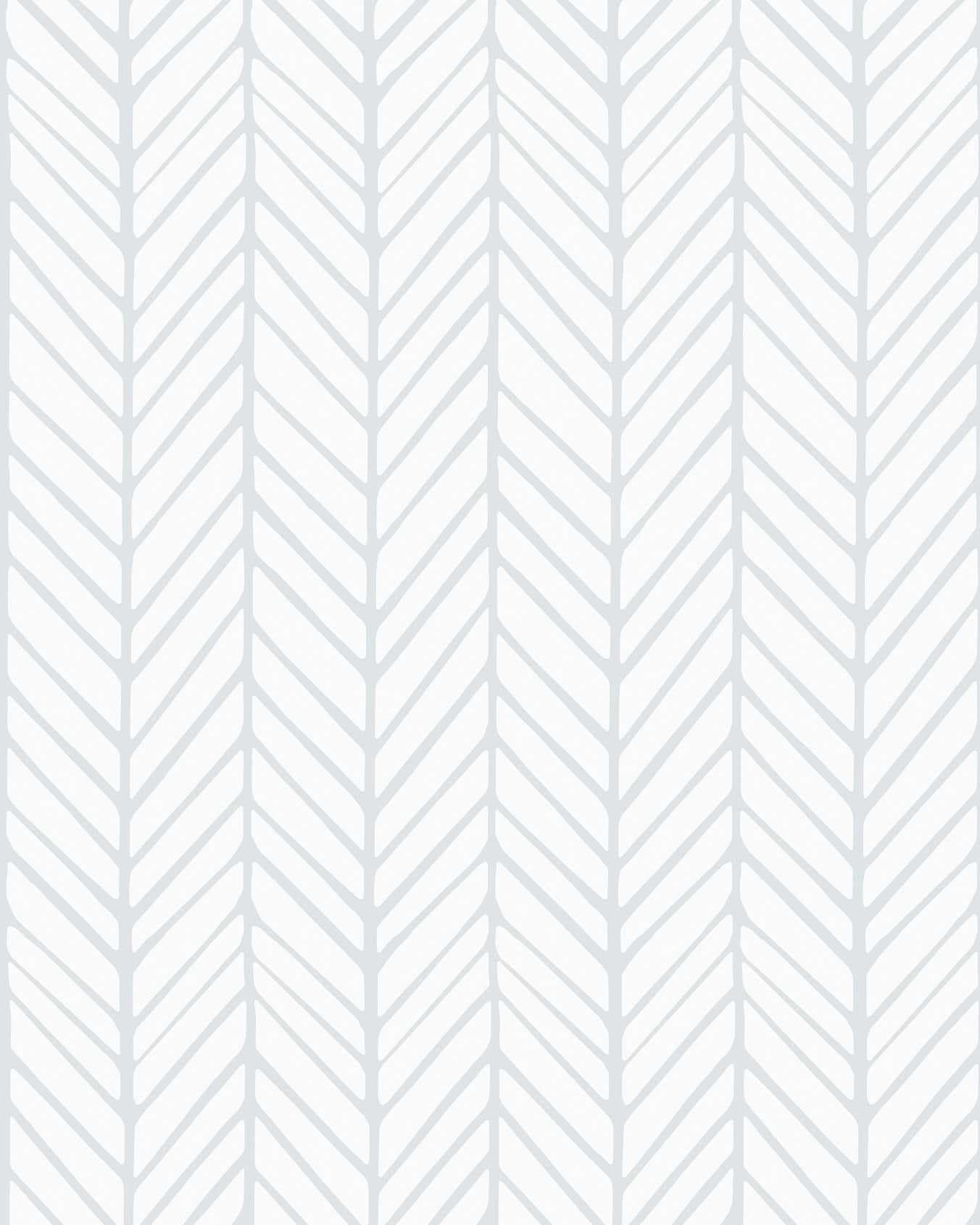 Chevron Wallpaper in Grey