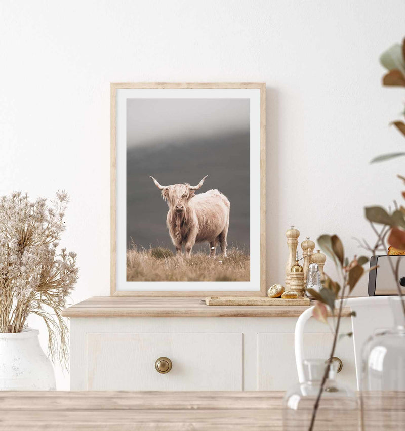 Highland Cow Art Print-PRINT-Olive et Oriel-Olive et Oriel-Buy-Australian-Art-Prints-Online-with-Olive-et-Oriel-Your-Artwork-Specialists-Austrailia-Decorate-With-Coastal-Photo-Wall-Art-Prints-From-Our-Beach-House-Artwork-Collection-Fine-Poster-and-Framed-Artwork