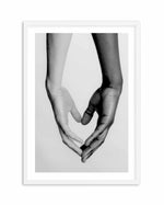 Holding Hands I Art Print-PRINT-Olive et Oriel-Olive et Oriel-A5 | 5.8" x 8.3" | 14.8 x 21cm-White-With White Border-Buy-Australian-Art-Prints-Online-with-Olive-et-Oriel-Your-Artwork-Specialists-Austrailia-Decorate-With-Coastal-Photo-Wall-Art-Prints-From-Our-Beach-House-Artwork-Collection-Fine-Poster-and-Framed-Artwork