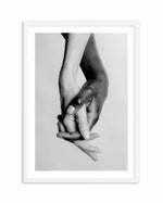 Holding Hands II Art Print-PRINT-Olive et Oriel-Olive et Oriel-A5 | 5.8" x 8.3" | 14.8 x 21cm-White-With White Border-Buy-Australian-Art-Prints-Online-with-Olive-et-Oriel-Your-Artwork-Specialists-Austrailia-Decorate-With-Coastal-Photo-Wall-Art-Prints-From-Our-Beach-House-Artwork-Collection-Fine-Poster-and-Framed-Artwork
