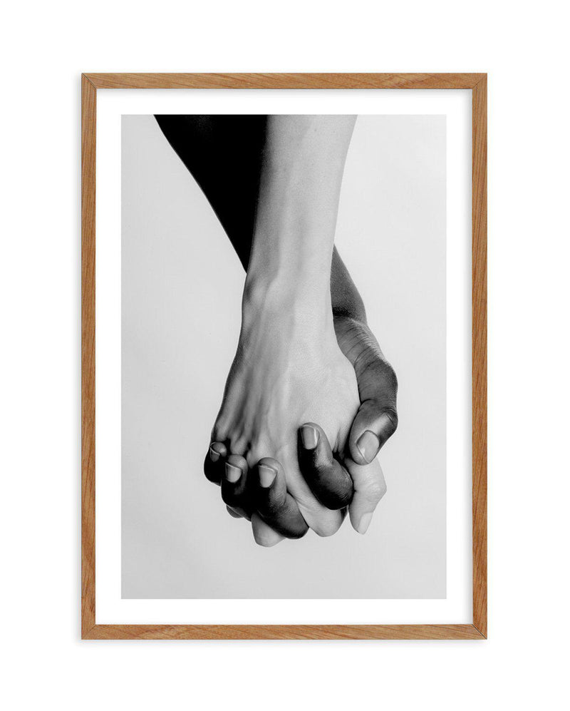 Holding Hands III Art Print-PRINT-Olive et Oriel-Olive et Oriel-Buy-Australian-Art-Prints-Online-with-Olive-et-Oriel-Your-Artwork-Specialists-Austrailia-Decorate-With-Coastal-Photo-Wall-Art-Prints-From-Our-Beach-House-Artwork-Collection-Fine-Poster-and-Framed-Artwork