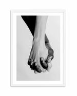 Holding Hands III Art Print-PRINT-Olive et Oriel-Olive et Oriel-A5 | 5.8" x 8.3" | 14.8 x 21cm-White-With White Border-Buy-Australian-Art-Prints-Online-with-Olive-et-Oriel-Your-Artwork-Specialists-Austrailia-Decorate-With-Coastal-Photo-Wall-Art-Prints-From-Our-Beach-House-Artwork-Collection-Fine-Poster-and-Framed-Artwork