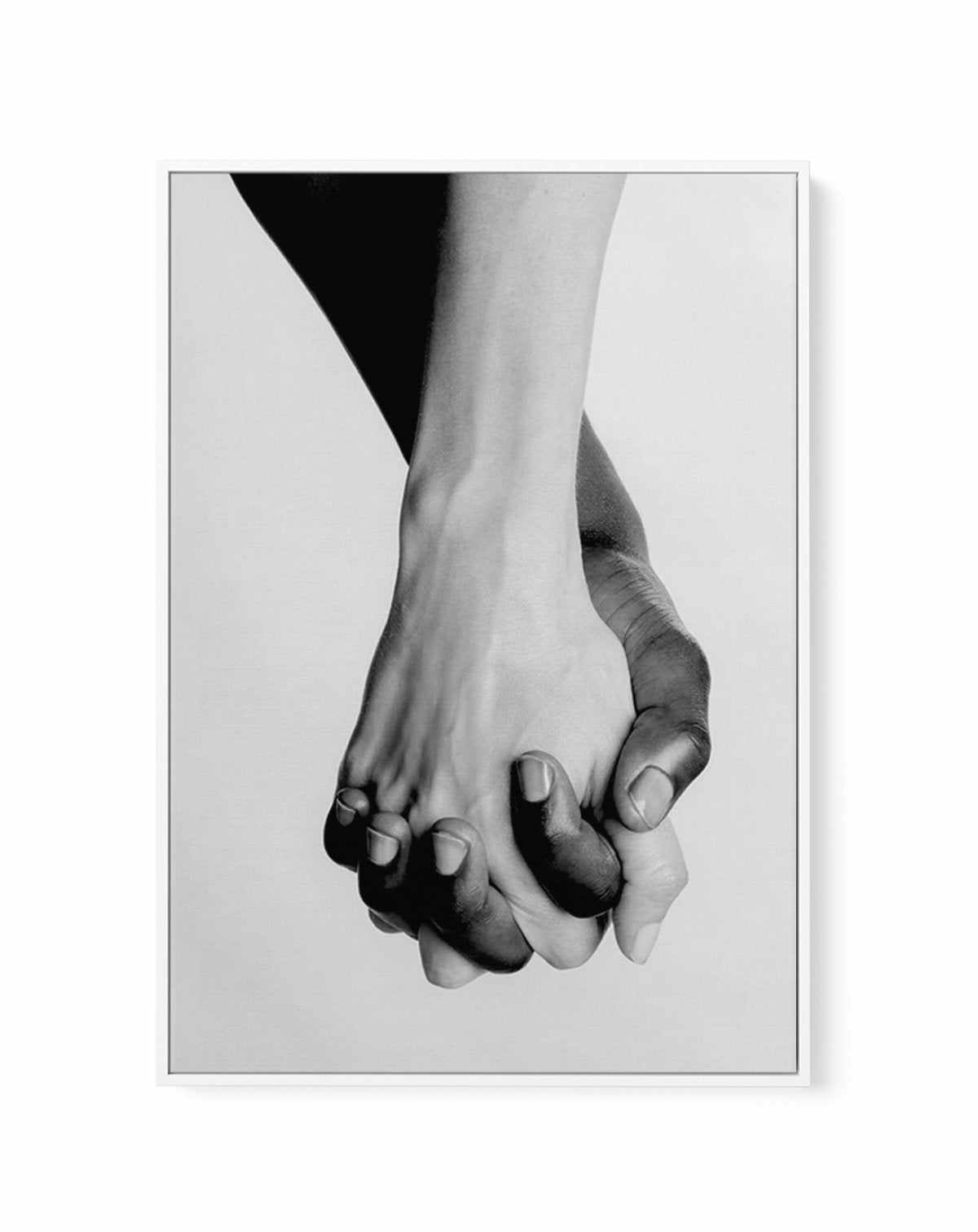 Holding Hands III | Framed Canvas-CANVAS-You can shop wall art online with Olive et Oriel for everything from abstract art to fun kids wall art. Our beautiful modern art prints and canvas art are available from large canvas prints to wall art paintings and our proudly Australian artwork collection offers only the highest quality framed large wall art and canvas art Australia - You can buy fashion photography prints or Hampton print posters and paintings on canvas from Olive et Oriel and have the