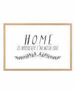 Home is... Art Print-PRINT-Olive et Oriel-Olive et Oriel-A5 | 5.8" x 8.3" | 14.8 x 21cm-Oak-With White Border-Buy-Australian-Art-Prints-Online-with-Olive-et-Oriel-Your-Artwork-Specialists-Austrailia-Decorate-With-Coastal-Photo-Wall-Art-Prints-From-Our-Beach-House-Artwork-Collection-Fine-Poster-and-Framed-Artwork